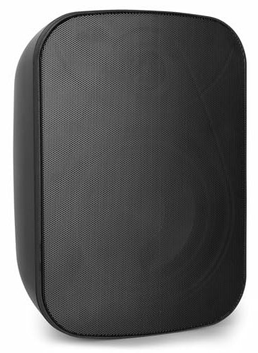 Power Dynamics BD80TB Enceinte Murale 100 V Passive 80W - Noir, Enceinte Extérieur ou Intérieur, Résistante aux Intempéries IPX5, avec Étrier de Montage, Idéale pour Musique d'Ambiance