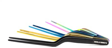 Pinzette da cucina in diversi colori e dimensioni/per professionisti o hobby (16 cm, arcobaleno)