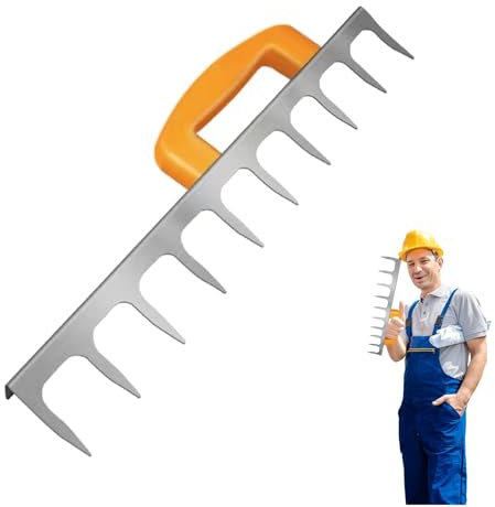 Strumento professionale per la creazione di piastrelle per pavimentazione di pavimenti, spatola con denti per malta, Cazzuola precisa per livellamento del calcestruzzo, Set di cazzuole professionali p