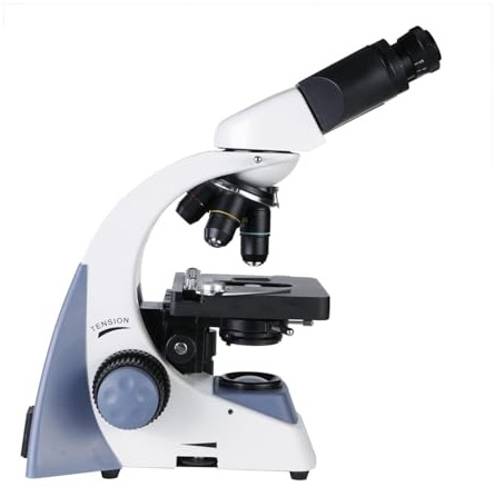microscopio Digital Microscopio Binocular Compuesto for Adultos con iluminación LED, Ideal for Laboratorios Escolares y educativos. portatil