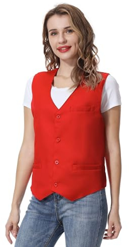 Top Tie Gilet unisex con bottoni Abbigliamento da lavoro Gilet uniforme