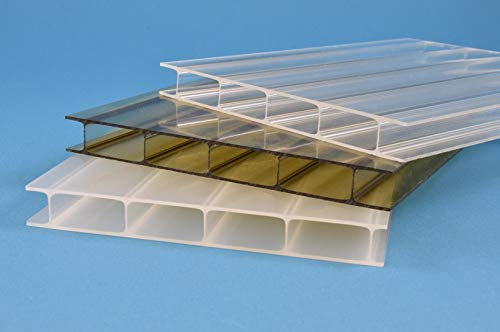 Stegplatten Highlux®/R-Glas® Acrylglas 16mm bronze - 2fach 32mm Stegabstand 980mm x 2000mm