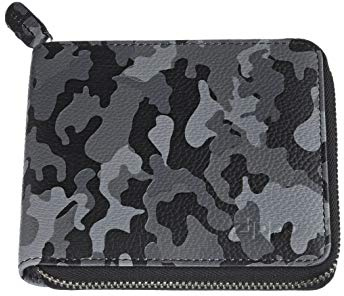 Zippo Geldbörse - Leder - Camouflage Grau - Portemonnaie für Damen und Herren - Portmonee mit RFID-Schutz - Münzfach - Ideal für Karten und Scheine