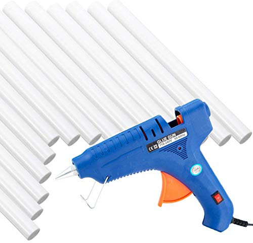 15 Stück Klebe Pistole Siegellack Wachs Sticks + 1 Klebepistole, Siegelwachs Dichtungs Wachs Versiegelung Sticks für Retro Vintage Wachs Siegel Stempel, Hochzeit Einladungen Karten Umschläge