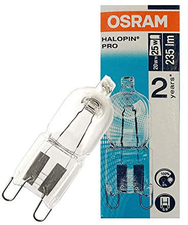 Osram 66720 Halogenlampen G9 20 Watt, 230 Volt