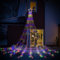 HOSPAOP Catena Luminosa LED Esterno Multicolore 320 LED 9x3,35M Luci di Natale con 8 Modalità e Timer, Impermeabile IP44 per Albero, Giardino, Festa, Decorazioni Natalizie