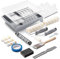 VOOMEY 17 Piece Paint Roller Kit - Paint Rollers 94, Paint Roller Frame，Paint Trays, Microfiber Roller Cover, Paint Kit for House Painting,Paint Brushes for Painting Walls