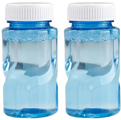 Seifenblasen-Nachfüllpackung für Kinder – 2er-Pack à 50 ml Seifenblasenflüssigkeit | Ungiftige Seifenblasenflüssigkeit für Partyspiele, Seifenblasenmaschinen und Outdoor-Spielzeug, Gartenaktivitäten,