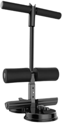 DimyFew Dispositivo de Asistencia para La Barra de Sentado AB Entrenamientos con Banda de Resistencia 3 Barra de Abdominales de Altura Ajustable para Mujeres, Negro