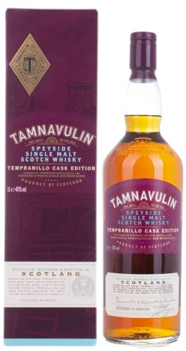 Tamnavulin TEMPRANILLO CASK Speyside Single Malt 40% Volume 1l in Geschenkbox Whisky