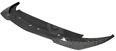 Anderson Composites AC-FL15MU350R - GT350R Style Gloss Carbon Fiber Front Splitter