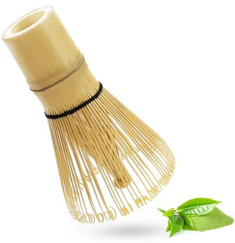 Scopa Matcha,Bambù Matcha Whisk, Frusta Matcha, Matcha Tea 100 denti per la produzione di schiuma Matcha densa