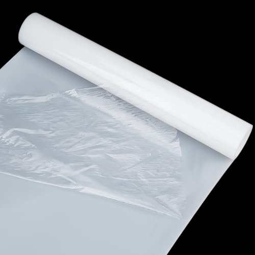BENECREAT Rotolo di Silicone 1m×0.4m, Foglio di Gomma Siliconica Traslucida, Tappetino In Silicone Durometro 60A per Guarnizioni Fai Da Te, Diy Artigianato, Pastiglie, Guarnizioni e Pavimenti