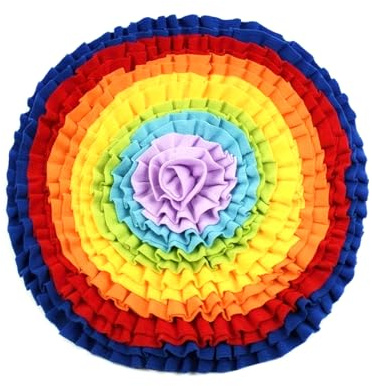 PLUSHCEWT Alfombra olfativa para perros, 35 x 35 cm, juguete de inteligencia para perros, accesorios para estimulación mental, juegos de olfateo para perros para todas las razas de perros en caso de