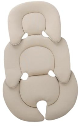 Baby Stroller Cushion Cozy Stroller Basket Seat Inner for Stroller Pushchair Beige 38x58cm