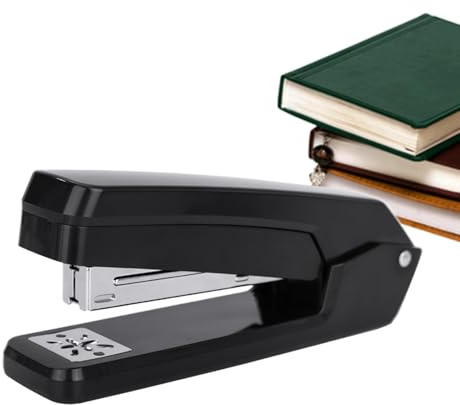 Agrafeuse à long bras – Bureau portable, ergonomique, élégant, durable, compact, anti-bourrage, accessoires de de bureau, salle de classe, fournitures pour la maison, l'école, l'artisanat