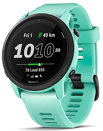 Garmin Forerunner 745 (44 mm),Lightweight GPS Running and Triathlon Smartwatch,Multisport Profile,Advanced Training Features,Music Storage,Safety and Tracking, Up to 7 days Battery Life,Tropic