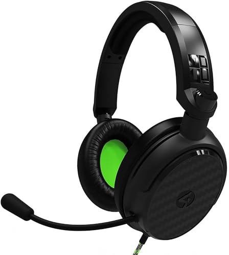 4Gamers C6-100 Gaming Headset Green, Multi-Format Compatible