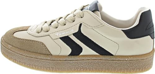 Tamaris Damen Schnürer Leder beige 38