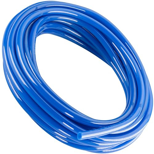 Poppstar Tubo pneumatico in PU per aria compressa diametro interno 4 mm/diametro esterno 6 mm, 5m, 6 bar, blu