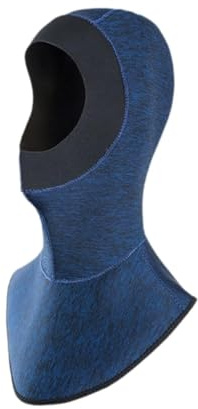 APLVFFZH Capucha de Buceo Fabricada en Neopreno de 3mm Cobertura Completa Ajuste Protección Solar Y Térmica Adecuada para Hombres Mujeres Y Niños en, Azul Oscuro