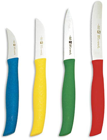 Zwilling J.A. Henckels Twin Grip Colored Paring Knives, Set of 4 38194