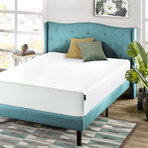 Zinus Materasso 140x190 cm - Altezza 25 cm - Materasso in schiuma di memoria al tè verde - Certificato OEKO-TEX