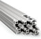 Ulber24 - Aluprofil 20x20 Nut6 Typ B,6x2m=12m Aluminium- Konstruktion- Montage- Systemprofil 2020 Alu Schiene Stecksystem Vierkant Profil B-Typ Nut 6 Winkel