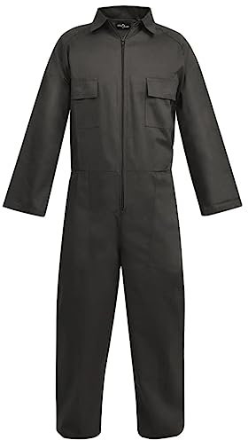 INLIFE Herren Arbeitsoverall Größe XXL Grau,0.72kg,131825