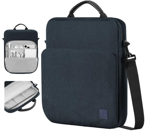 Dadanism 13 Borsa per Tablet con Tracolla Compatibile con iPad Pro 13 M5/M4, iPad Air 13 M4/M3, MacBook Neo 13, MacBook Air 13 M5/M4, Galaxy Tab S10 FE Plus 13,1/Tab S10+ 12,4, Indaco