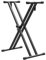 TJVNM Keyboard Stand Double Braced X Frame Music Piano Keyboard 49cm-97cm Adjustable Universal Classic Music Electronic Piano Stand with Locking Straps