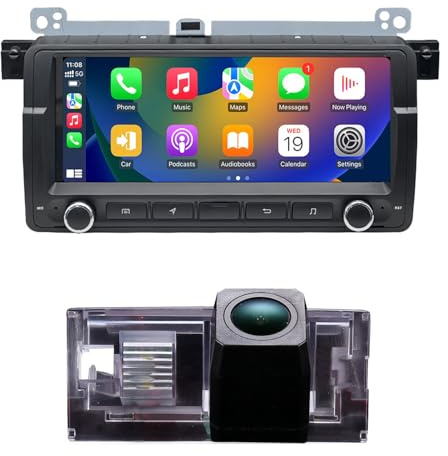Android bilradio med GPS-navigering HD-skärm pekskärm AHD backkamera för BMW 3-serien E46 M3 Coupe Convertible MG ZT Base Rover 75 Club 316Ci 318Ci 320Cd 320Ci 323Ci 325Ci 328Ci Hatch Base