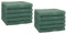 Betz 10er Premium Gästehandtücher-Set - Gesichtstücher-Set - Handtücher-Set - Händehandtücher - 30 x 50cm - tannengrün