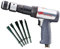 Ingersoll Rand Druckluft Hammer Kit 119MAXK, Presslufthammer mit Langem Rundschaft, für Kraftfahrzeuge und Werkstattwagen, mit 5 Meißeln und Koffer