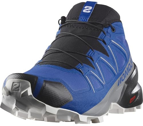 Salomon Herren Speedcross Hiking Shoe, Lapis Blue Black White, 42 EU