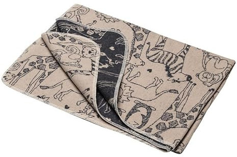 David Fussenegger Kinderdecke Juwel 'Safari' 100 x 140 cm Natur