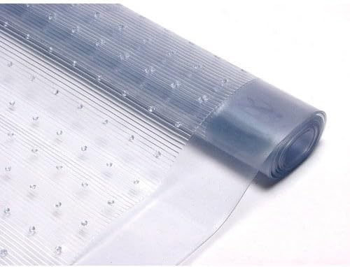 RIXI Clear Heavy-Duty Vinyl Plastic Carpet Protector 100% waterproof Carpet Floor Mat Protector Runner Guard Protector Sheet Home Office Hallway Kitchen Runner 27 Inches(2.231ft) Wide (7 FT)