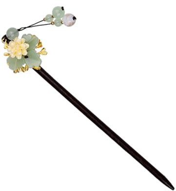 FRCOLOR 1pezzi Forcina Per Capelli in Legno Stile Retrò Bastoncino Chic Per Accessori Capelli Adatto Feste Cerimonie e Servizi Fotografici