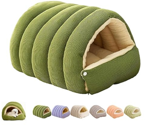 Comodo Letto Per Gatti Monster, Tana Per Gatti Da Interno, 2026 Nuovo Letto A Tenda Morbido E Caldo Per L'inverno Con Cuscino Rimovibile, Tana Calda, Per Dormire (#b,M)