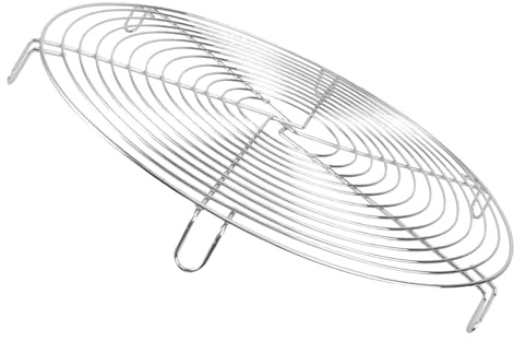 RUNROTOO Rejilla Redonda de 30 CM para Enfriar y Hornear Pan y Pasteles, Rejilla de Alambre para Cocina y Repostería, Soporte para Pizza y Vaporera