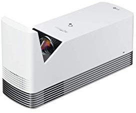 LG Electronics Beamer HF85LS Allegro 2.0 bis 304,8 cm (120 Zoll) CineBeam Laser Full HD Ultrakurzdistanz Projektor (1500 Lumen, smarte Funktionen, Laser 20000 hrs) weiß, HF85LS.AEU