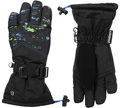 C9 Champion unisex child C129a Cold Weather Gloves, Black Camo, Boys 4 7 US