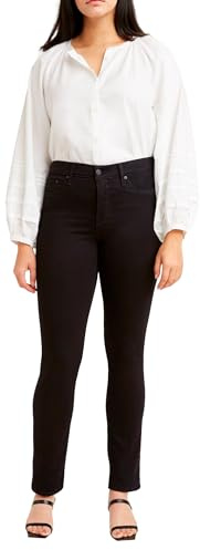 Levi's 312 Shaping Slim Jeans Femme, Black And Black, 29W / 30L
