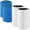 Spares2go Filter-Set kompatibel mit Blueair Luftreiniger HEPA Carbon Sleeve Blue Pure 411 3210 Joy S (2 Stück)