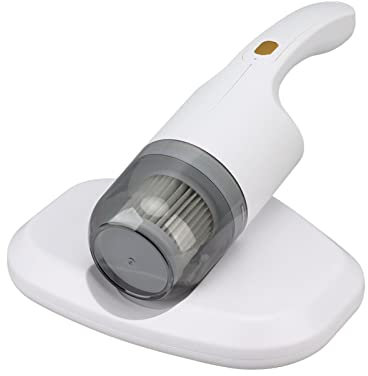 Aspirador de Colchón, Removedor de ácaros del Polvo de Mano, Aspirador de Cama de Succión Súper 50Kpa, Filtro Lavable, Limpiador de Colchón Profundo, Limpieza Efectiva Sábana Almohada Edredón Sofá Man