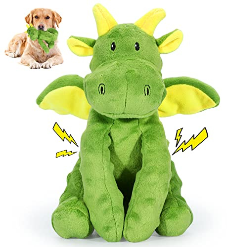 Letsmeet Squeaky Dog Toys Plush Dog Toy with Crinkle Paper Stuffed Durable Dog Chew Toys for Small Middle and Large Dogs