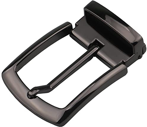 McFanBe bältesspänne 28 mm till 38 mm Single Prong Square bältesspännen för kvinnor män ersättning läderbälte, Spänne 10, 40mm