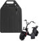 60V 20Ah para Citycoco Fat Tire Scooter eléctrico Batería de Iones de Litio Li-Ion Bicicleta eléctrica de Dos Ruedas con BMS y Cargador para Motor de 1500W 1000W