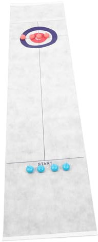 INOOMP 1 Satz Tisch-Curling-Set tischspiele für Kinder brettspiele für Kinder Curling-Spielzeug für Kinder Curling-Spiele für Kinder drinnen spielzeuge Kinder Eisstockschießen Lockenstab