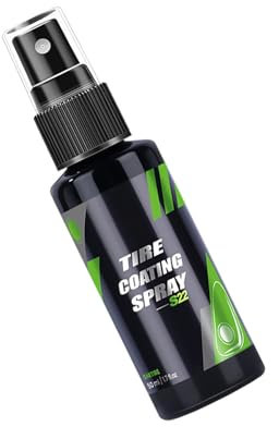 Uitseld Car Tire Shine Spray - Tire Dressing Agent | Car Tire Cleaner, Tire Dressing Spray, Long Lasting Tire Coating Agent, Tire Dressing Agent for, RVs